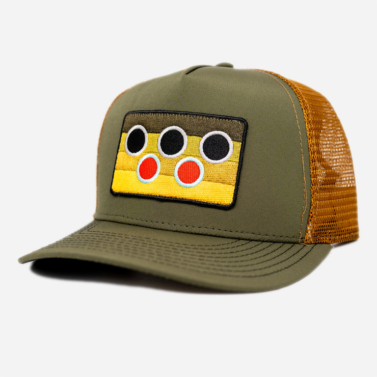 Brown Trout Hat | Fishing Hats | Remedy Provisions Regular / Olive UV Lite