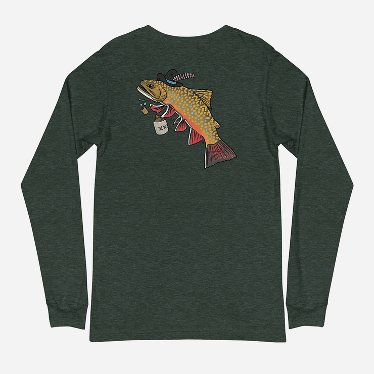 Hillbilly Brook Trout Long Sleeve Tee
