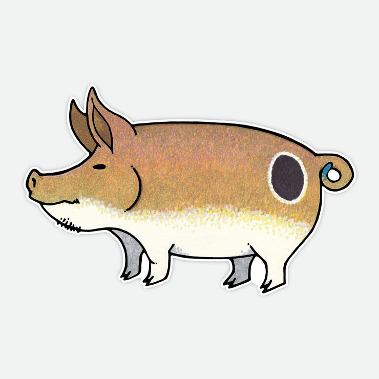Redfish Pig Decal