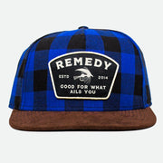 Front view of the Blue Buffalo Flannel Remedy Hat
